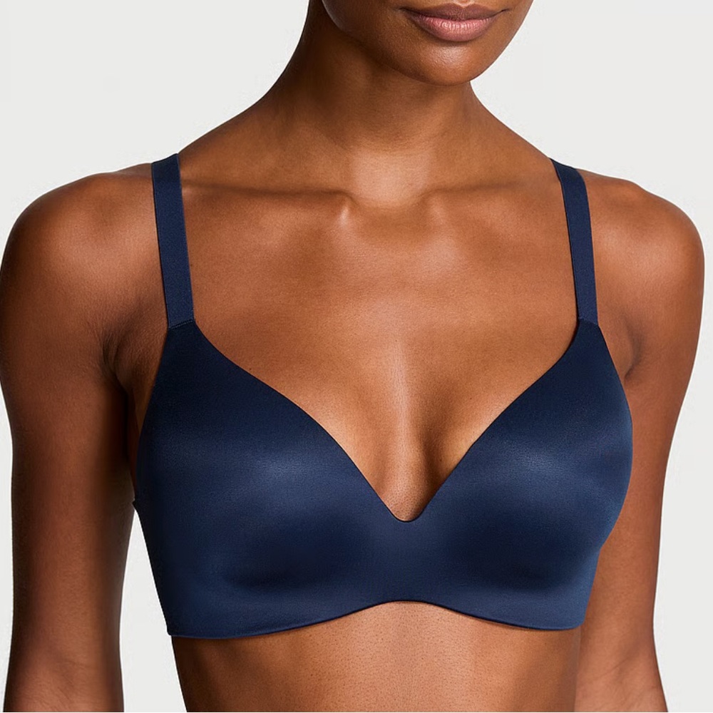 Victoria's Secret Navy Blue Smooth Lightly Lined Bra